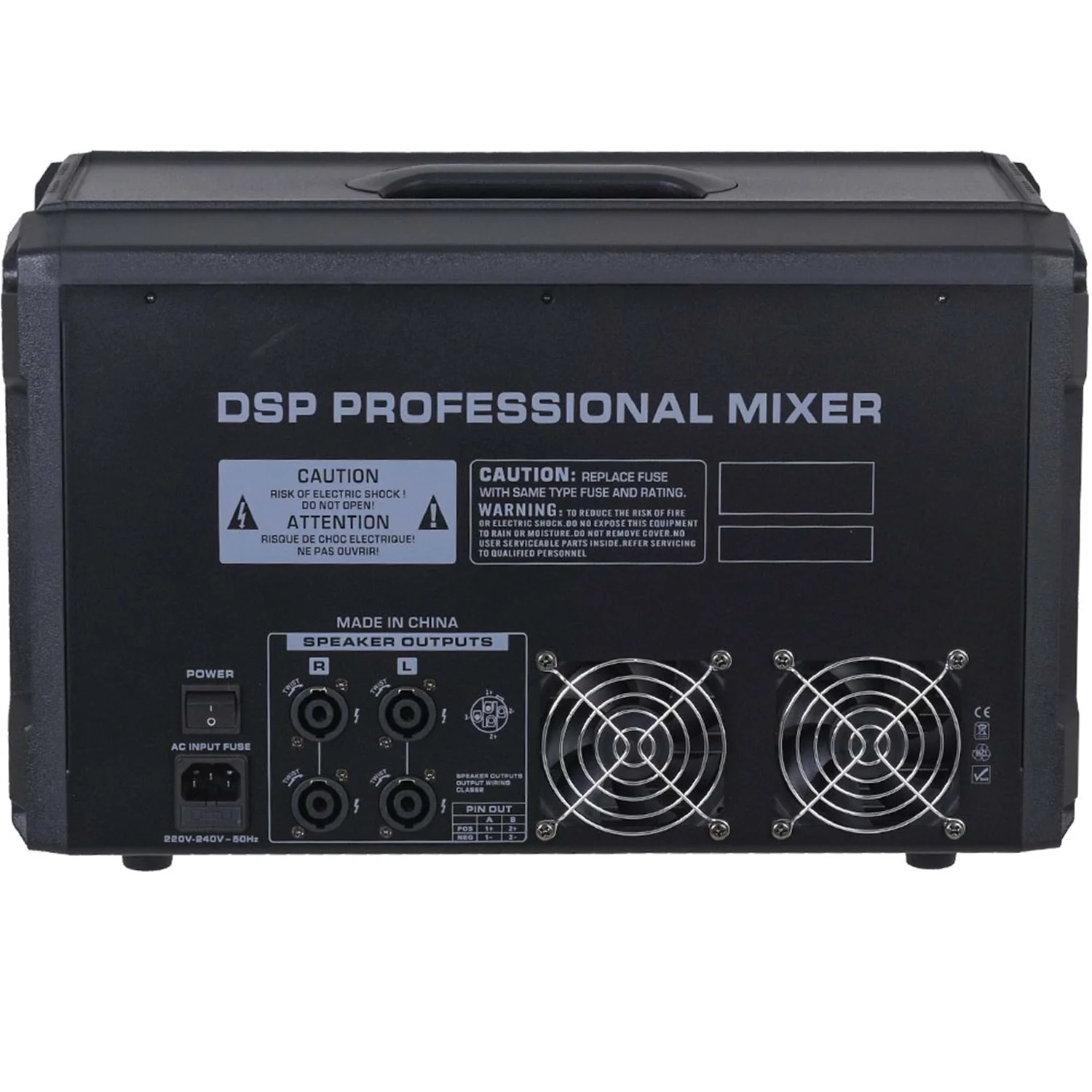 Wöller WUX-10P 10 Kanal Küp Power Mikser 2x750W, 99 DSP Efekt
