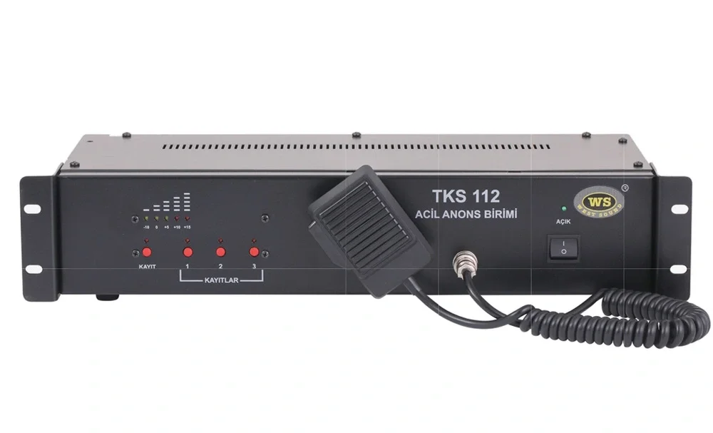 West TKS112ACL Acil Anons Mesaj Kayıt ve Otomatik Anons Ünitesi