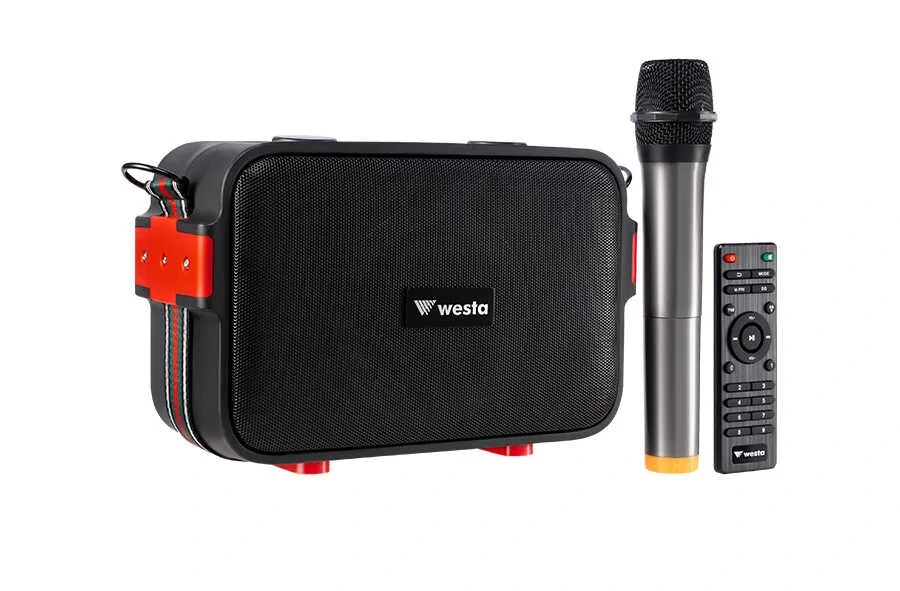 Westa WAP-500H 6" Taşınabilir Ses Sistemi | 50W EL Mikrofonlu, Bluetooth, USB