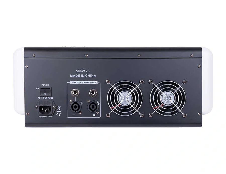 Westa WM-10PMX 10-kanal 2x500W Powermixer USB / Bluetooth, 4-aux