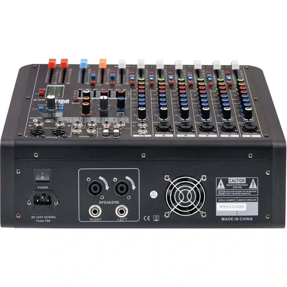 Wöller WP-6 Powermixer 6-kanal 2x250W/4-ohm USB/BT