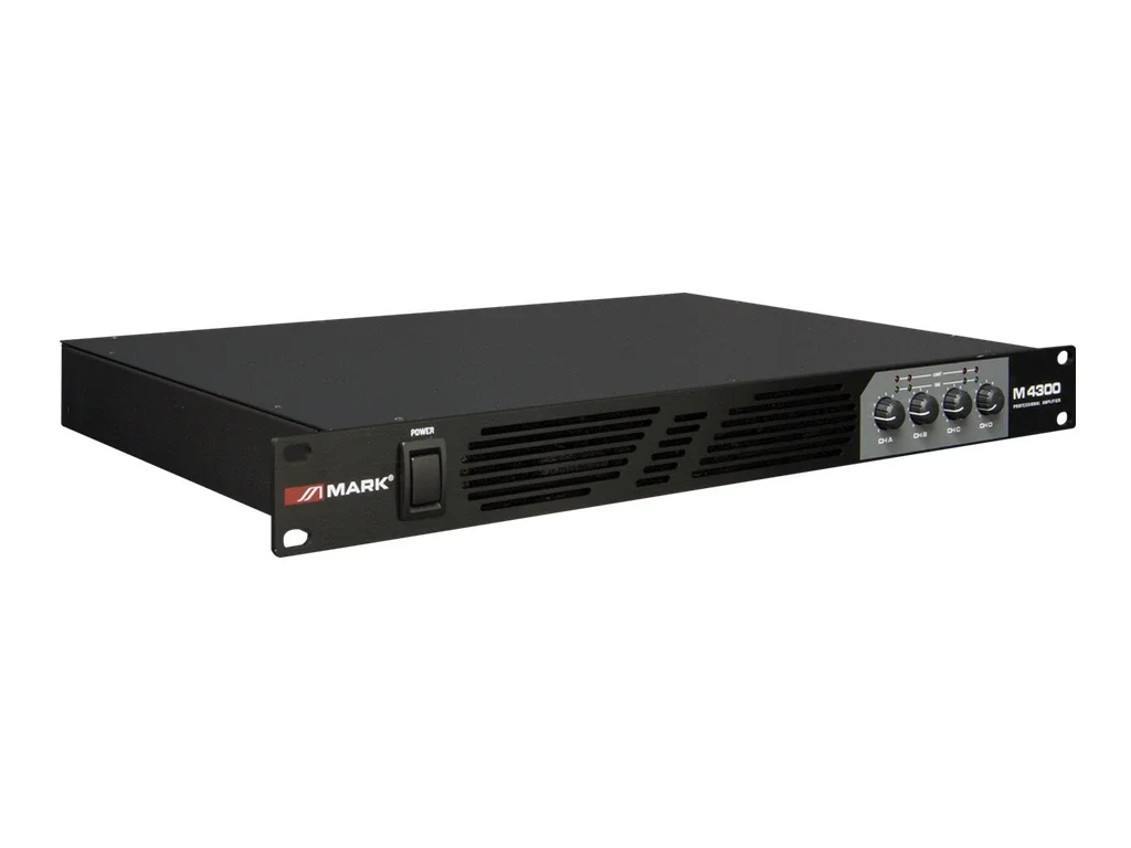 Work-Mark M-4300 Quad Power Amplifikatör 4x400W/4-ohm