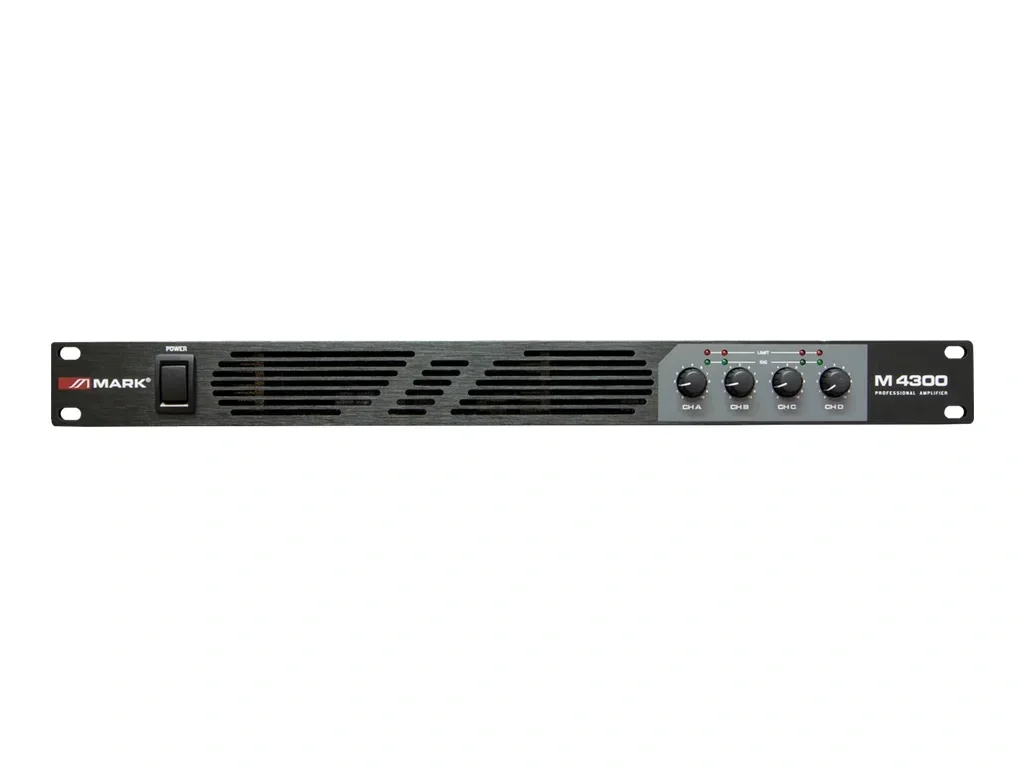 Work-Mark M-4300 Quad Power Amplifikatör 4x400W/4-ohm
