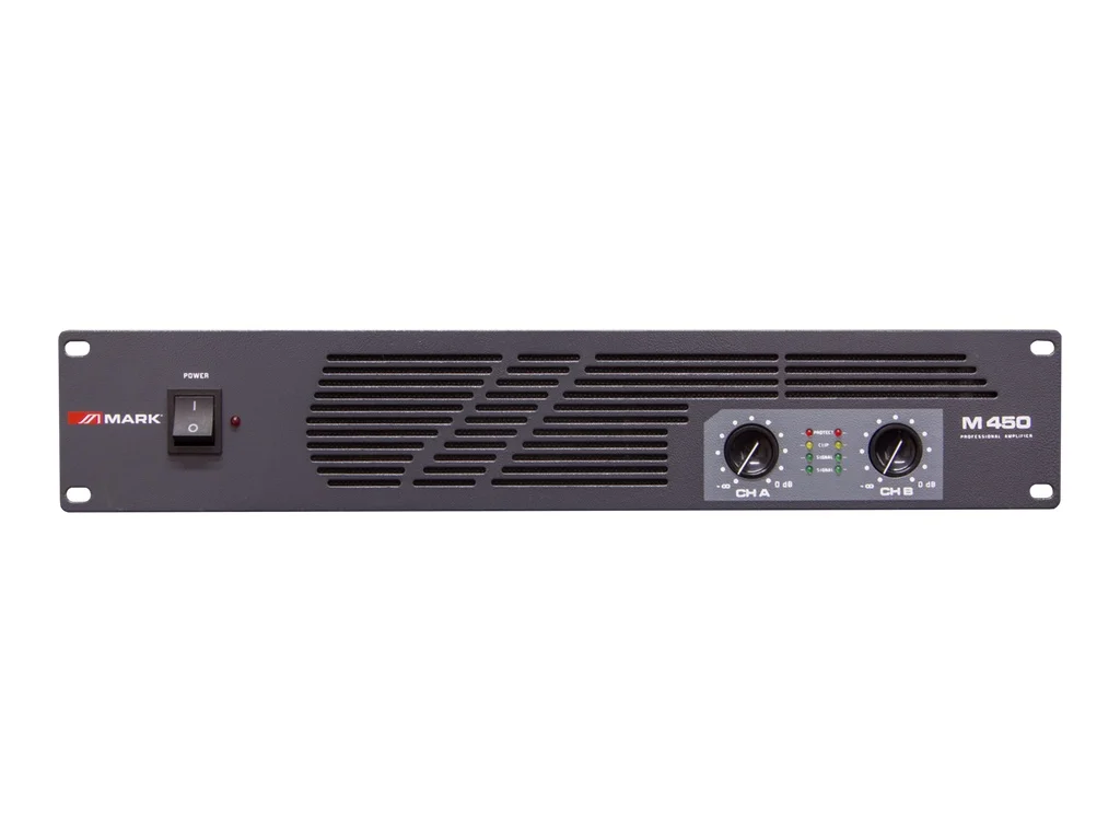 Work-Mark M450 Power Amplifikatör 2x220W/4-ohm
