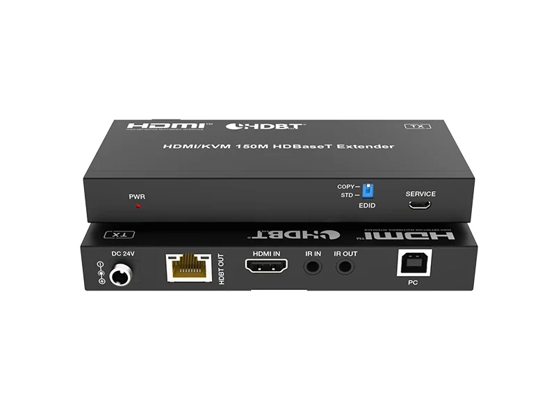Woxcon WX-EHB150SK HDMI ve USB KVM Extender 18 Gbps HDBaseT Extender 150 Metre