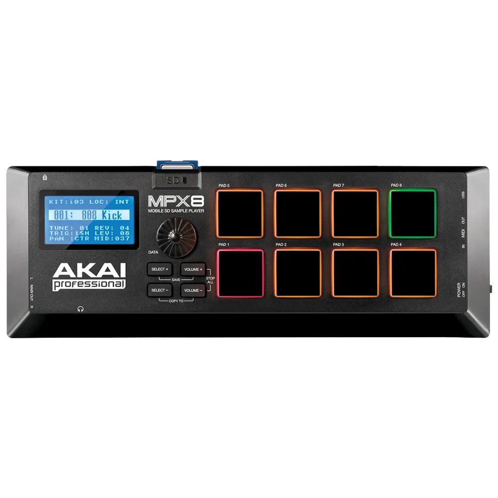 AKAI MPX8 Sample Pad Kontrol Cihazı
