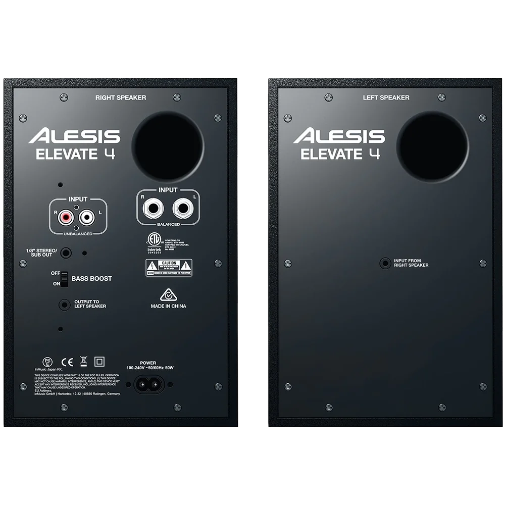 Alesis Elevate 4" Stüdyo Monitörü (Çift)