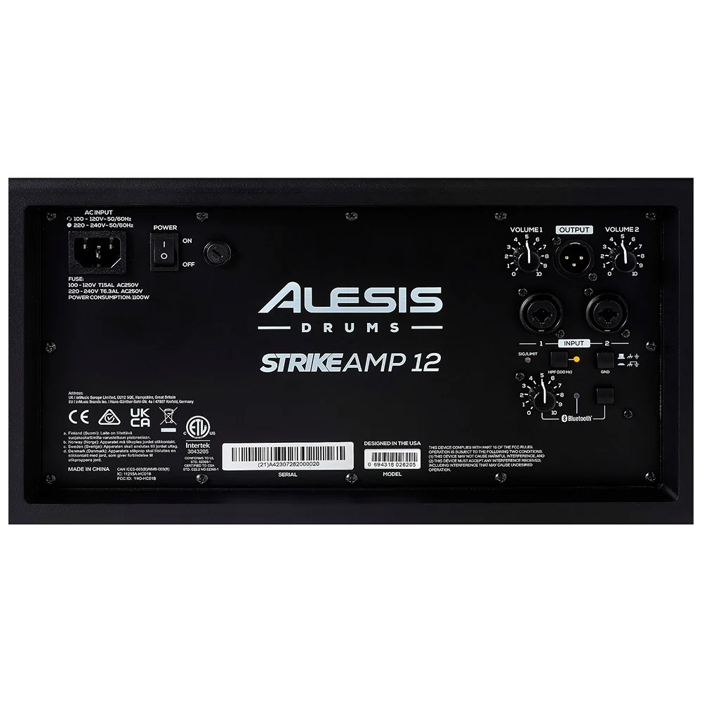 ALESIS Strike Amp 12 MK2 12" Aktif Davul Monitör Hoparlör 2000W Bluetooth