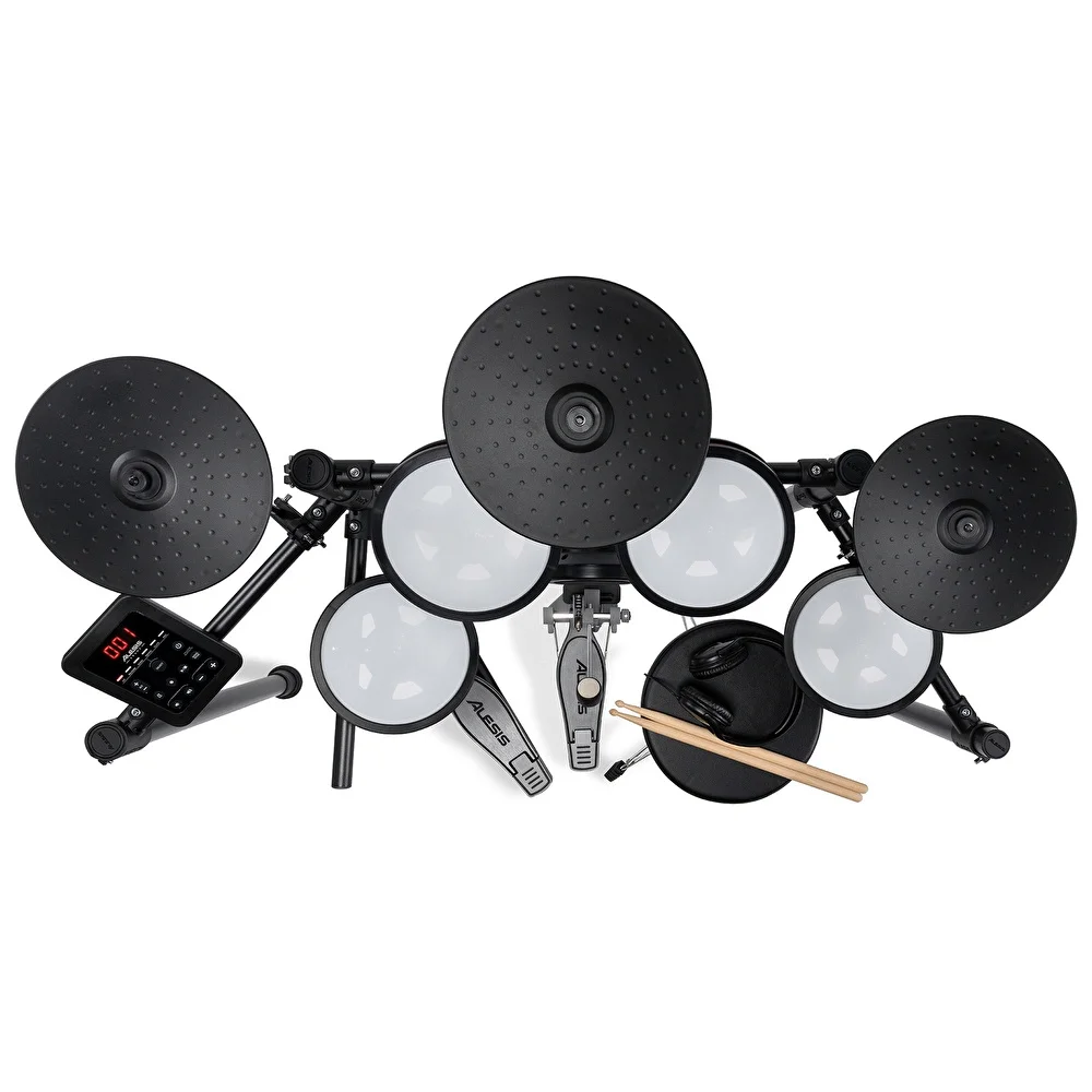 ALESIS Turbo Pro 8 Parça Elektronik Davul Seti - Tabure &amp; Kulaklık Aksesuarları Dahil