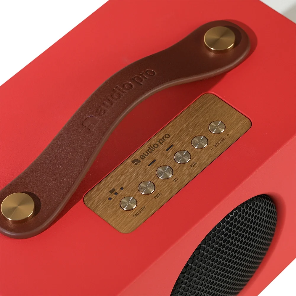 Audio Pro Addon T3+ Coral Limited Edition Kırmızı Şarjlı Bluetooth Hoparlör