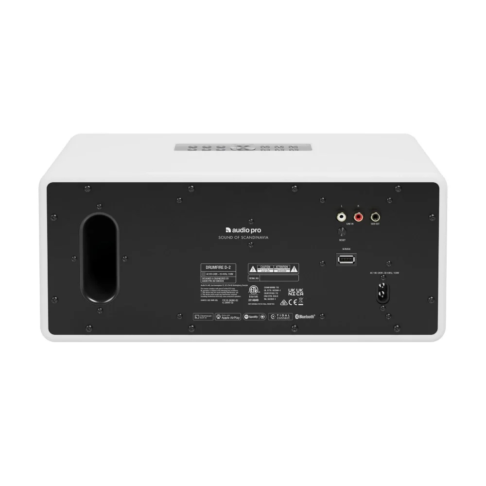 Audio Pro Drumfire D-2 Beyaz Multiroom Akıllı Ev Hoparlörü