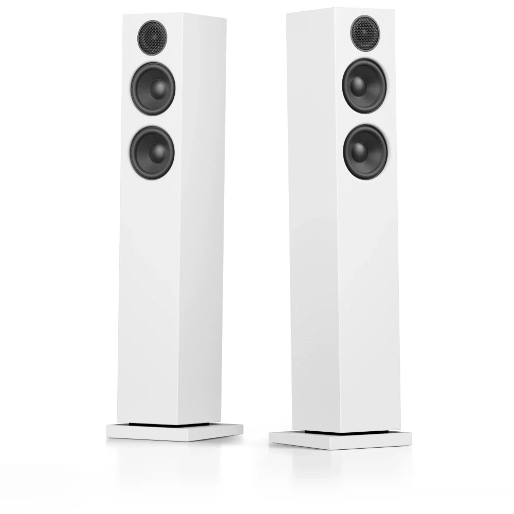 Audio Pro A38 Beyaz Aktif Kule Tipi Akıllı Ev Hoparlör Seti (Çift)