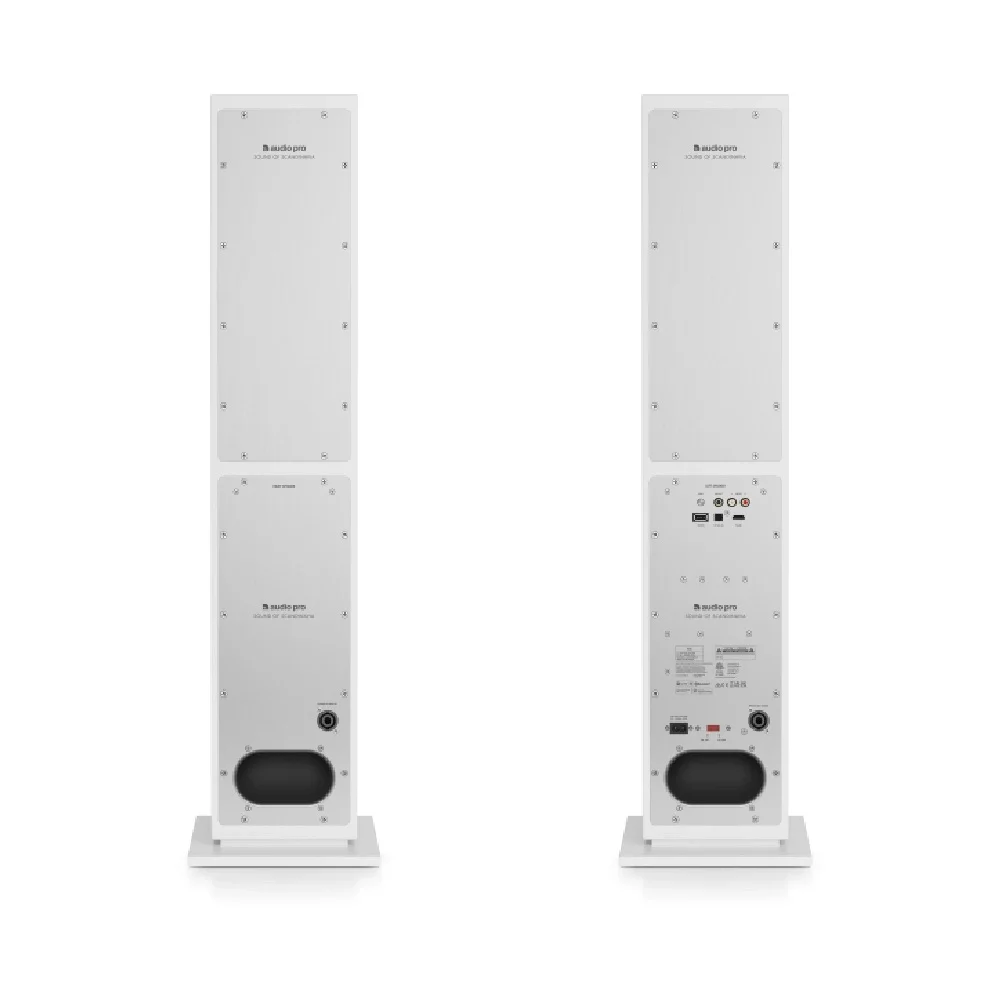 Audio Pro A48 Beyaz Aktif Kule Tipi Akıllı Ev Hoparlör Seti (Çift)