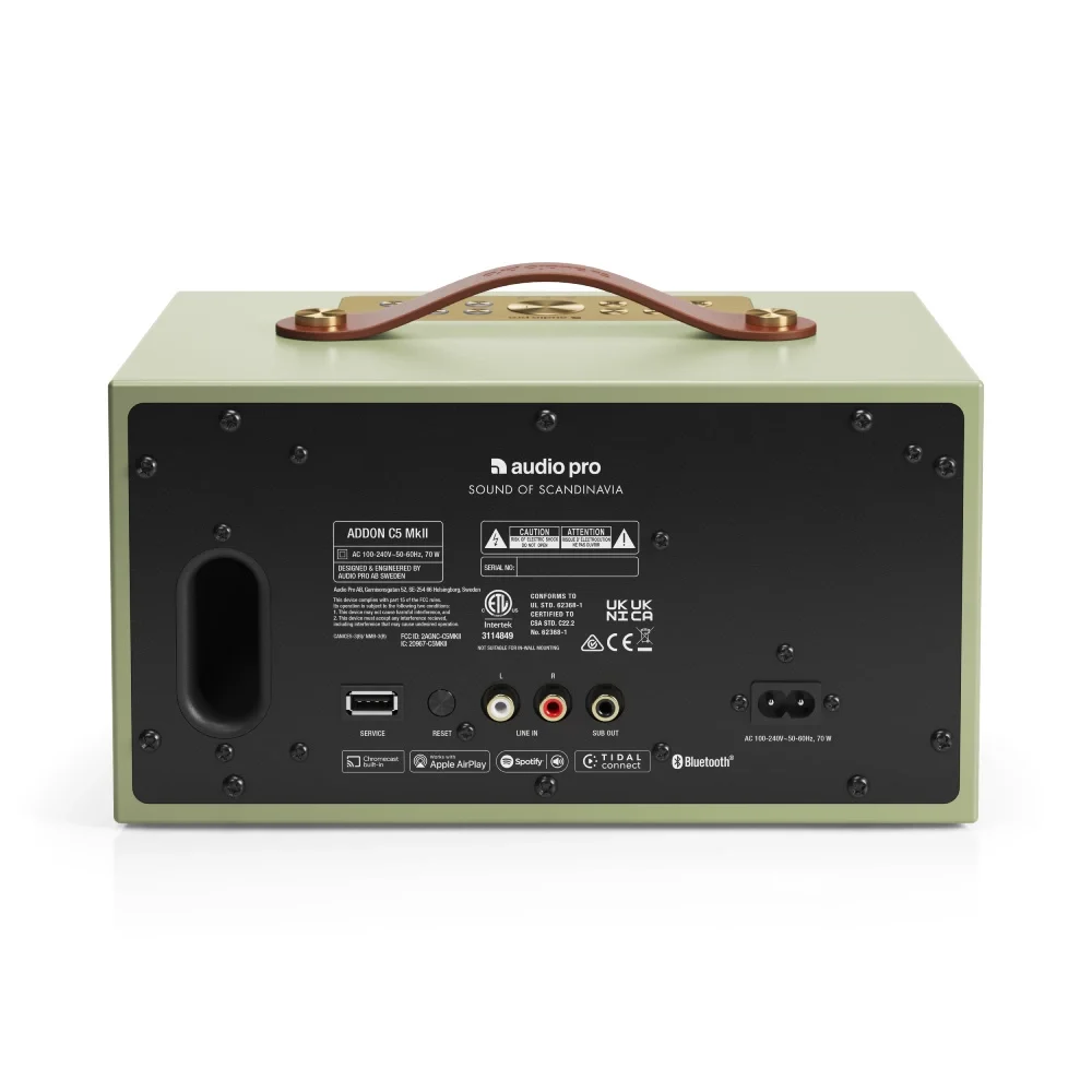 Audio Pro C5 MkII Sage Green Limited Edition Multiroom Akıllı Ev Hoparlörü