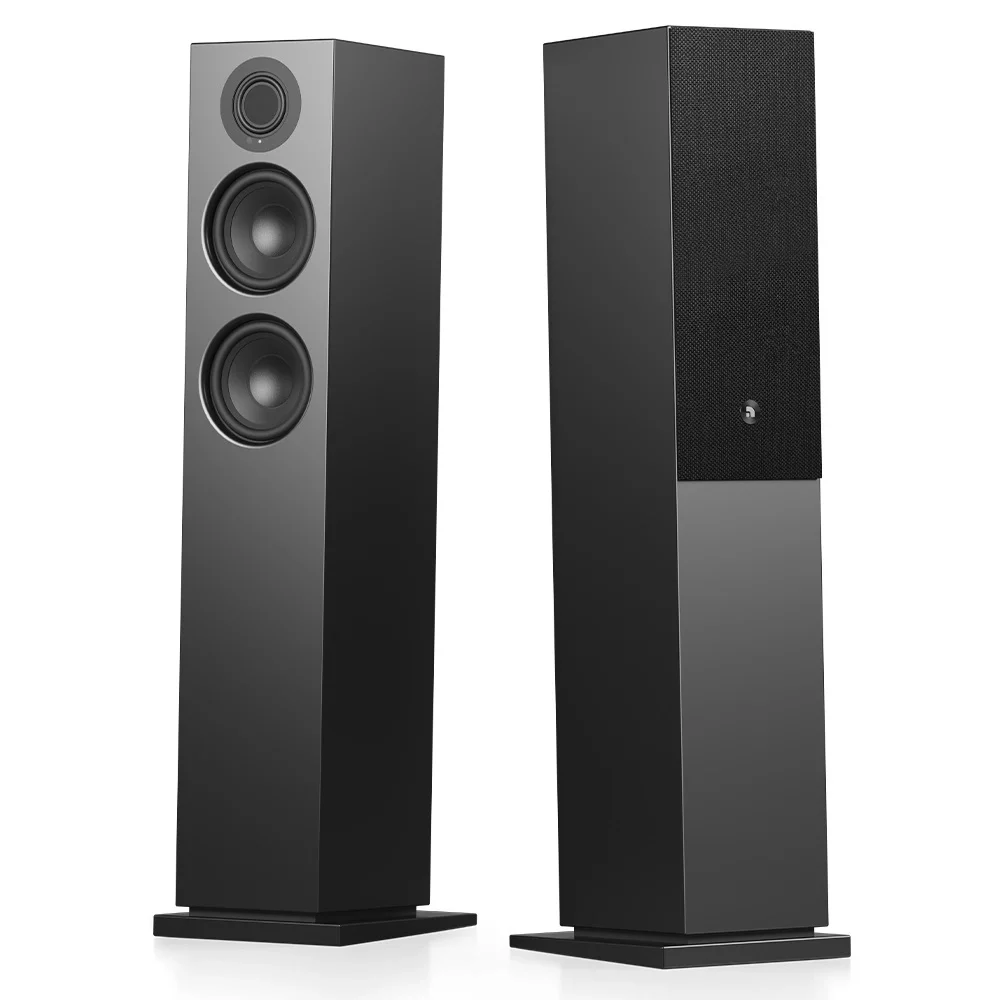 Audio Pro A48 W Siyah Kule Tipi Multiroom Akıllı Ev Hoparlörü(Çift)