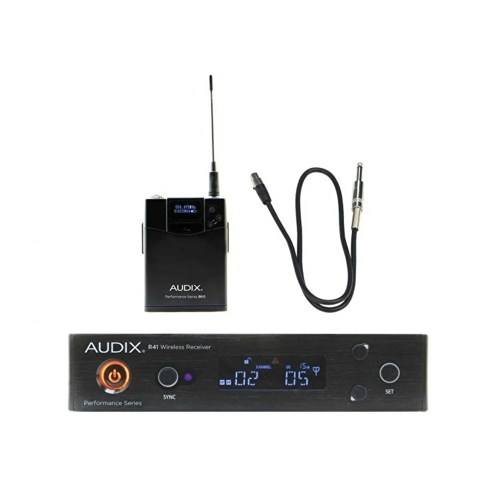 AUDIX AP41GUITARB Gitar Kablolu R41 Alıcı&amp; B60 Bodypack Verici