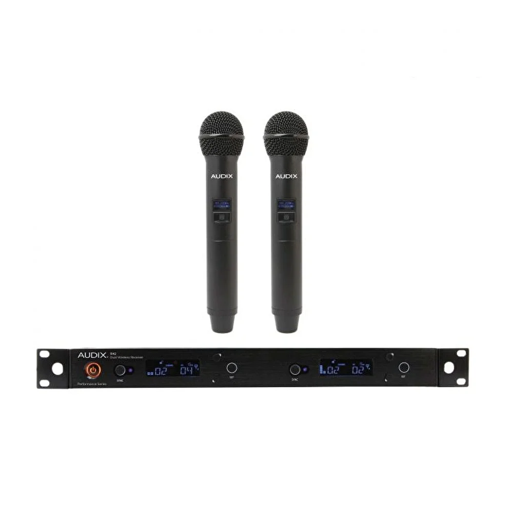 AUDIX AP42OM5B 2 adet H60/OM5 El Telsizli R42 İki-Kanal Alıcı