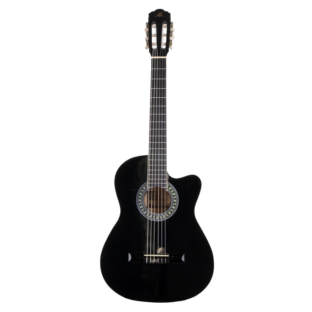 Barcelona LC 3900 CBK Cutaway Siyah Klasik Gitar