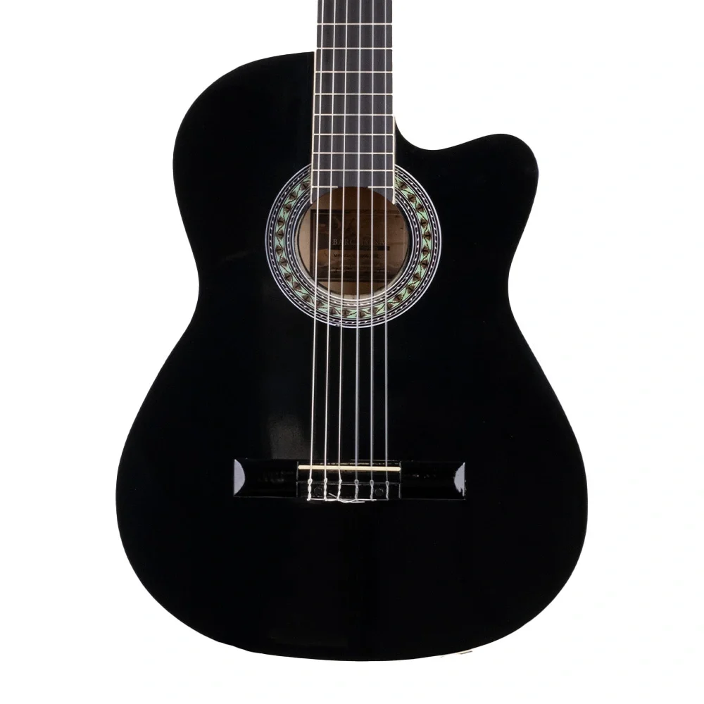 Barcelona LC 3900 CBK Cutaway Siyah Klasik Gitar