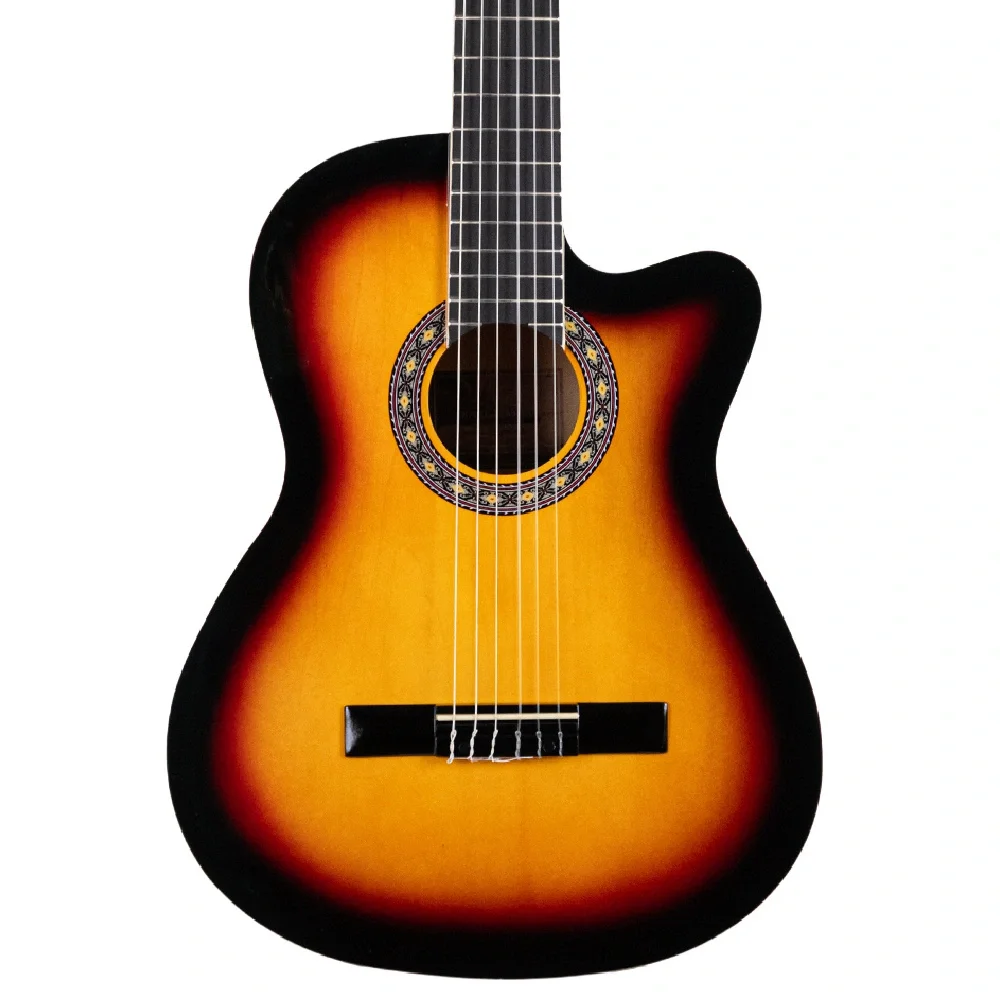 BARCELONA LC 3900 CSB / Cutaway Klasik Gitar - Sunburst Renk
