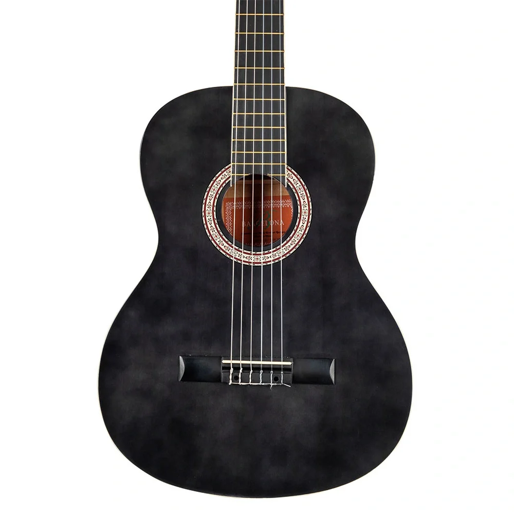 BARCELONA LC 3900 TBK Transparan Siyah  Klasik Gitar