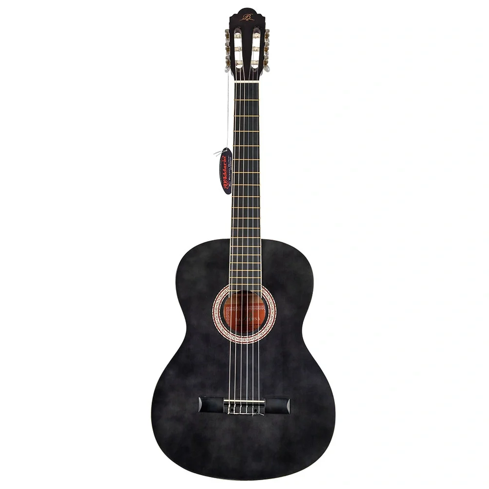 BARCELONA LC 3900 TBK Transparan Siyah Klasik Gitar
