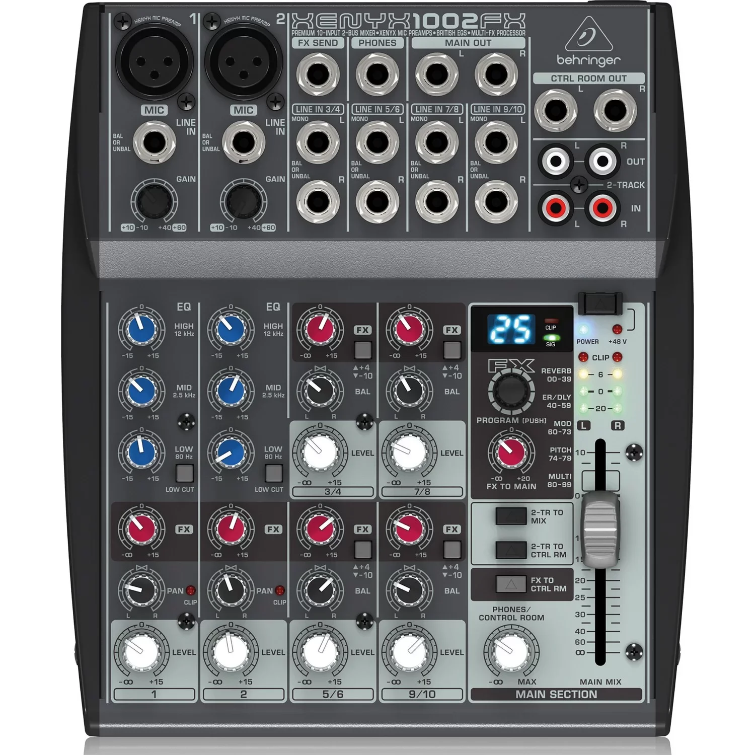 Behringer 1002FX 10 input Deck Mixer