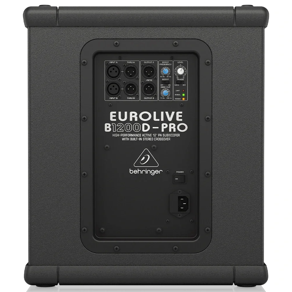 Behringer B1200D-PRO 12" Aktif Subwoofer 500w