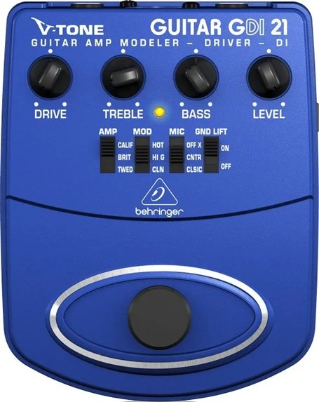 Behringer GDI21 Behringer GDI21 V-Tone Guitar Driver DI Pedal