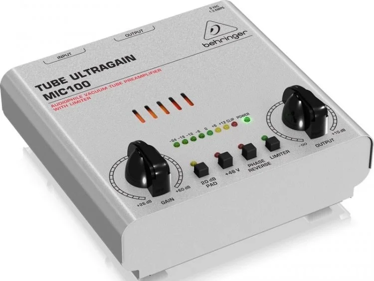 Behringer MIC100, Tube Ultragain Lambalı Mikrofon Preamfisi