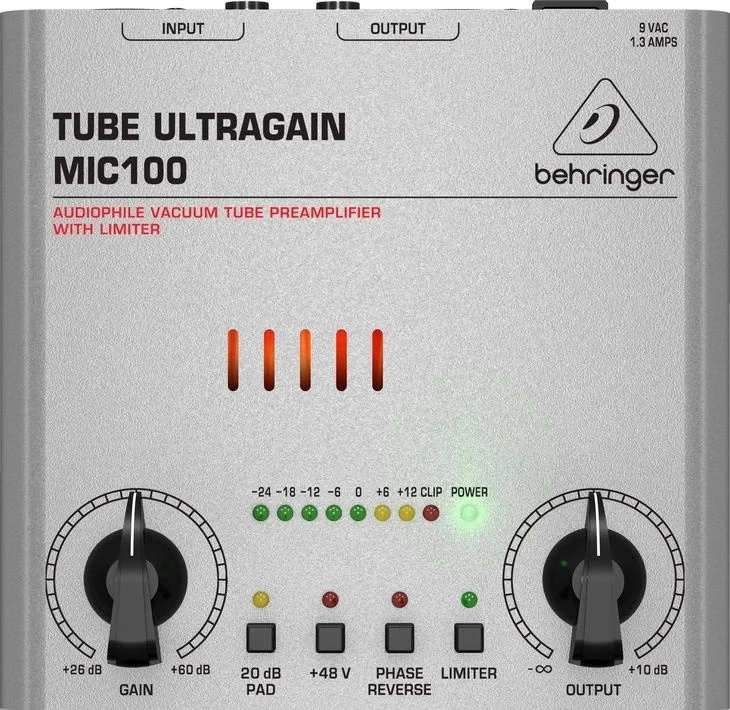 Behringer MIC100, Tube Ultragain Lambalı Mikrofon Preamfisi