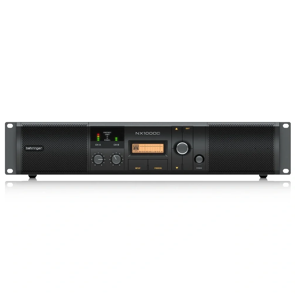 Behringer NX1000D DSP Power Amplifikatör 2x500W 4-ohm