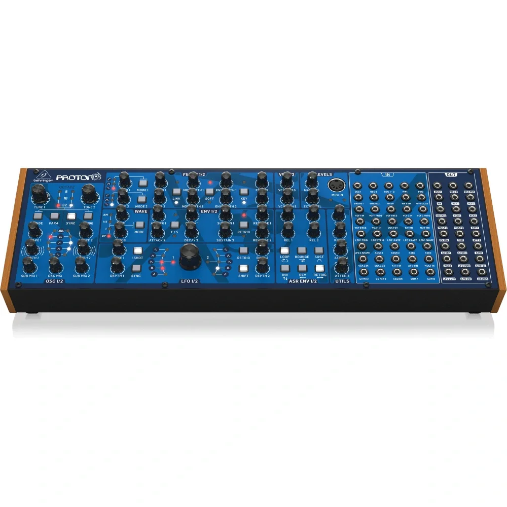 Behringer PROTON Eurorack Formatında Analog Parafonik Yarı Modüler Synthesizer