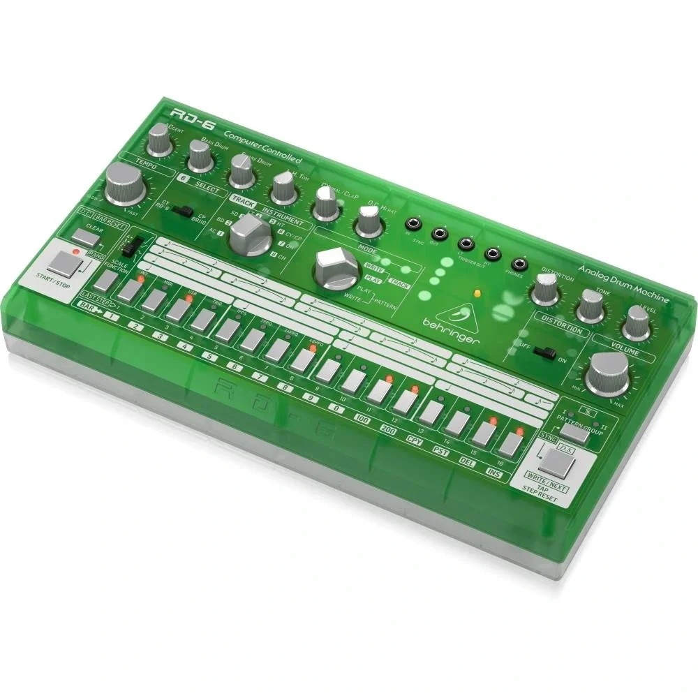 Behringer RD-6-LM RHYTHM DESIGNER Analog Davul Makinesi (Yeşil)