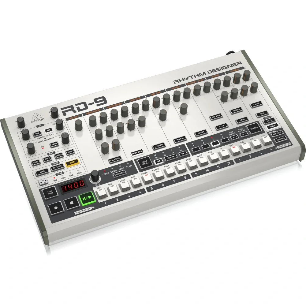 Behringer RD-9 RHYTHM DESIGNER Analog / Dijital Davul Makinesi
