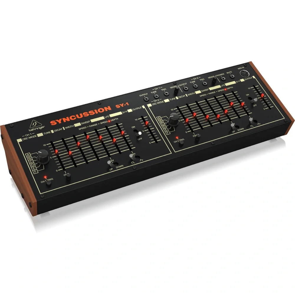 Behringer SYNCUSSION SY-1 Analog Synthesizer Davul Makinesi