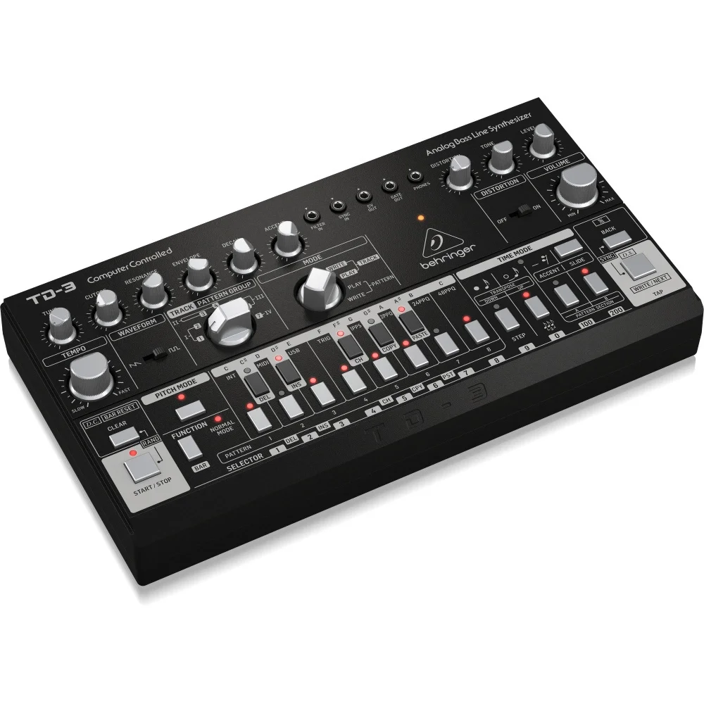 Behringer TD-3-BK Analog Bass Line Synthesizer (Siyah)