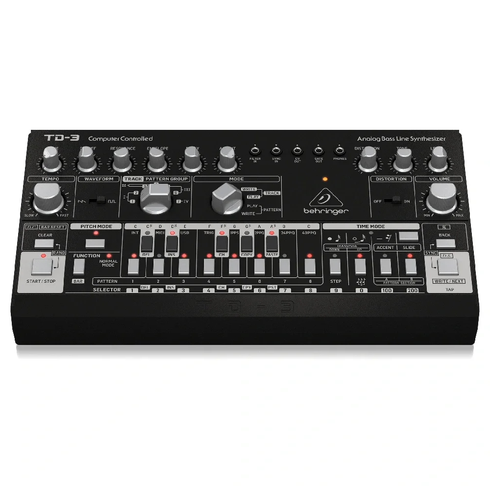 Behringer TD-3-BK Analog Bass Line Synthesizer (Siyah)