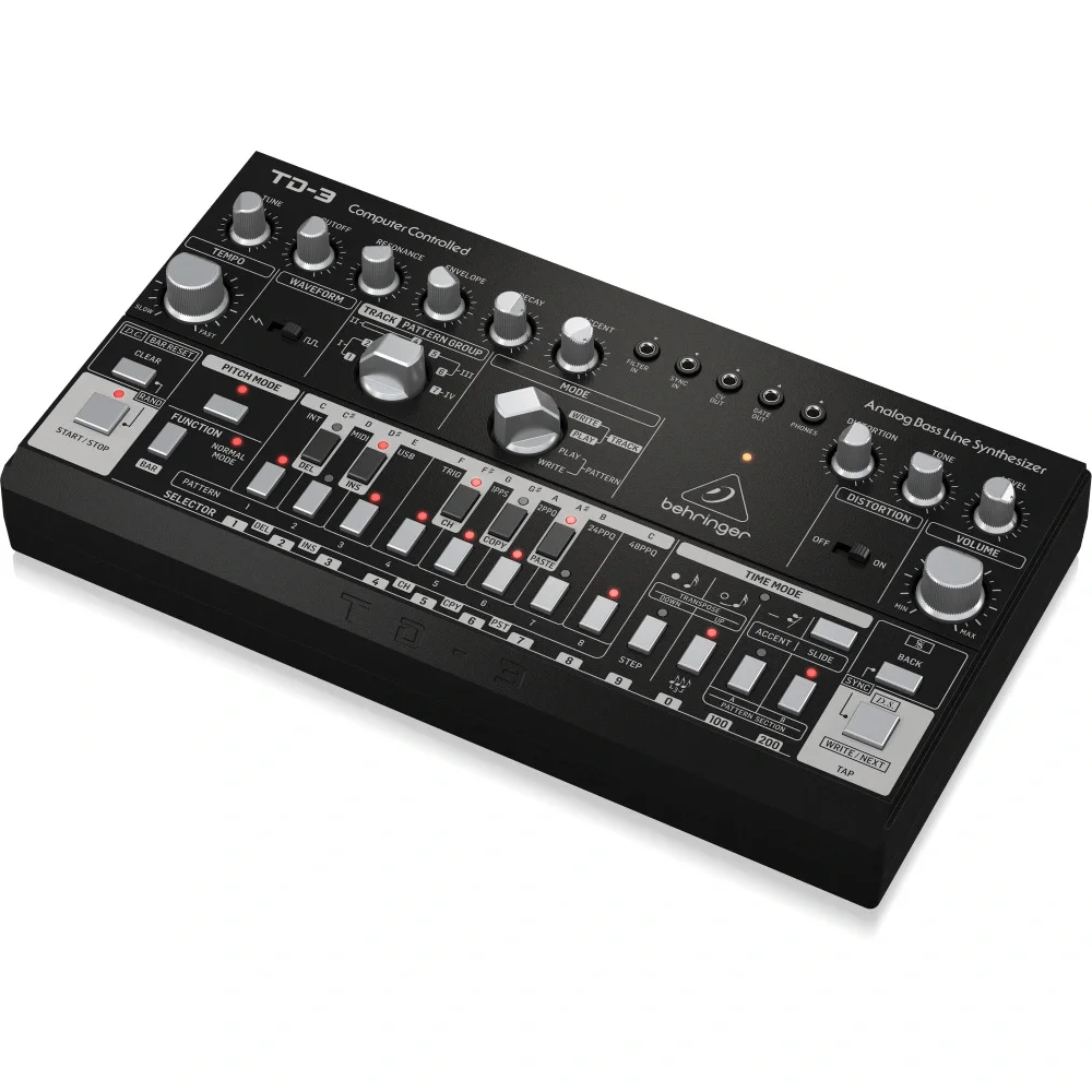 Behringer TD-3-BK Analog Bass Line Synthesizer (Siyah)