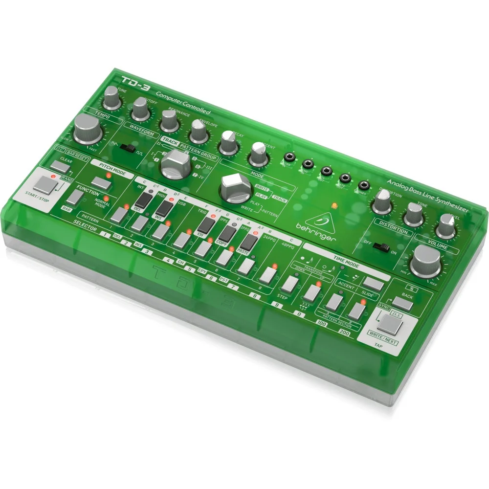 Behringer TD-3-LM Analog Bass Line Synthesizer (Yeşil)