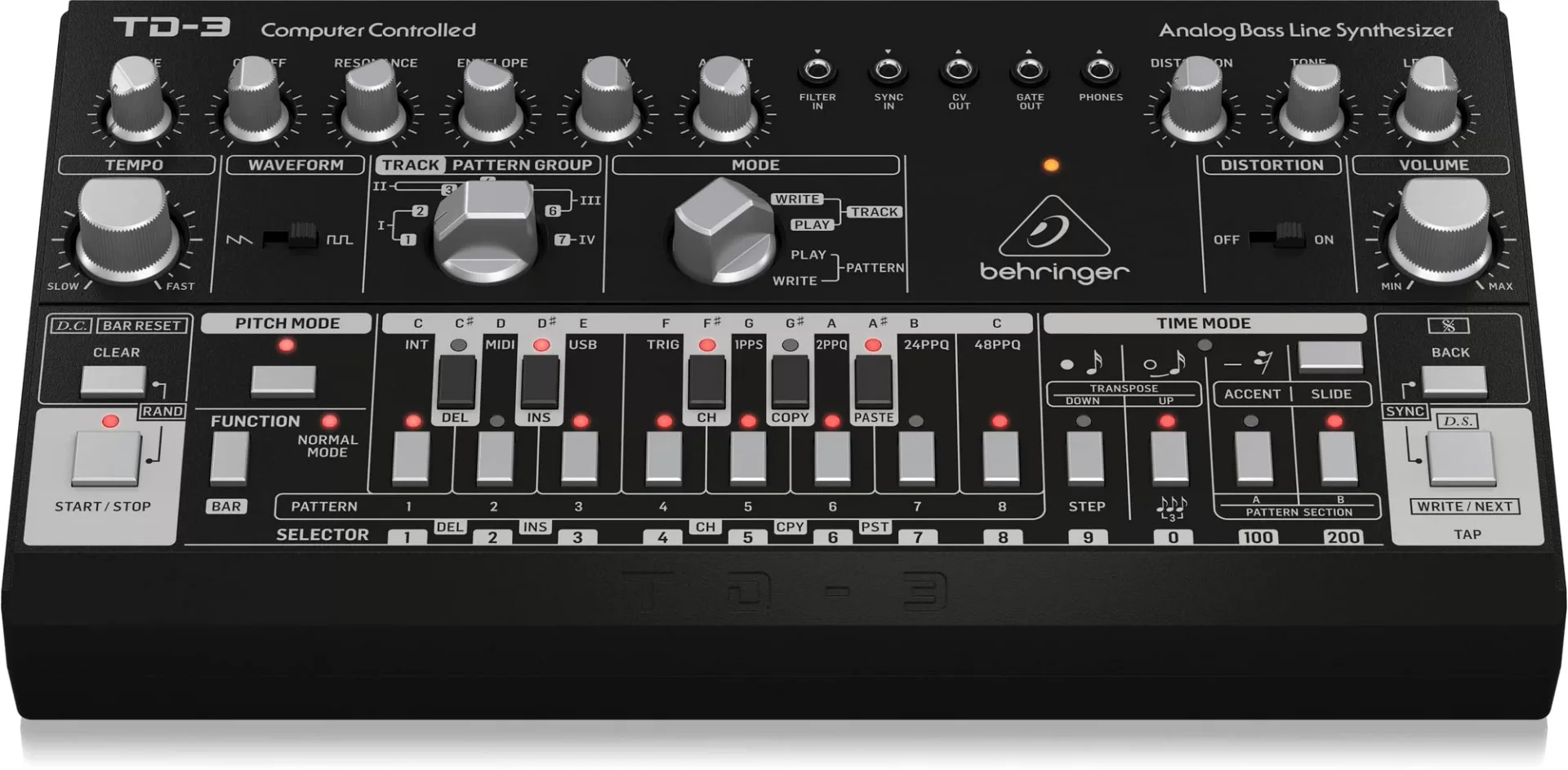 Behringer TD3-BK Synthesizers and Samplers Keyboards