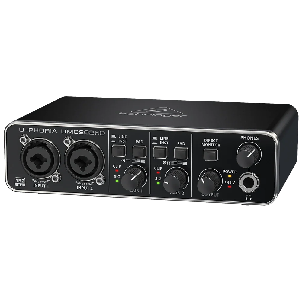 Behringer UMC202HD - 2x2, 24-Bit/192kHz USB Ses Kartı