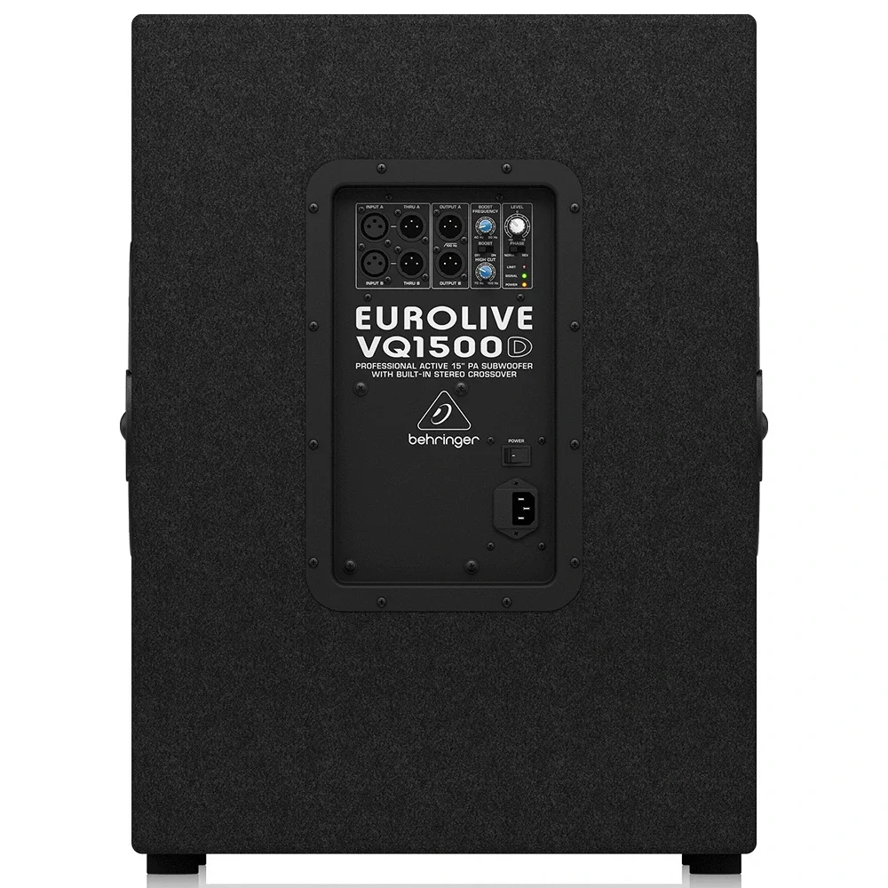 Behringer VQ1500D Dahili Crossover'a Sahip 500W 15" Subwoofer