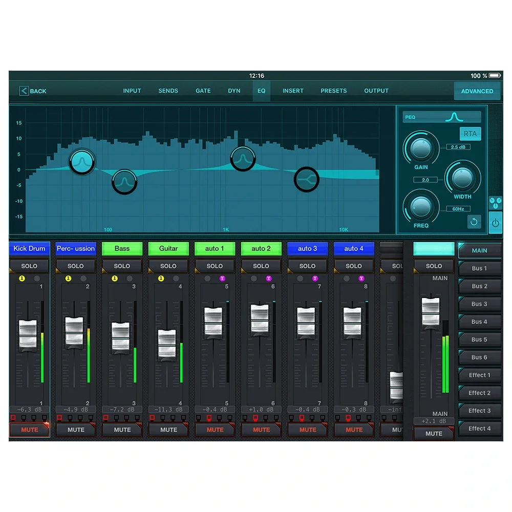 Behringer X-AIR XR12 12 Kanal Dijital Mikser, , Tablet Kontrollü