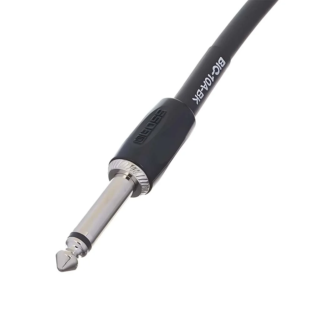 BOSS BIC-10A-BK Düz/L Uçlu 3m Enstrüman Kablosu