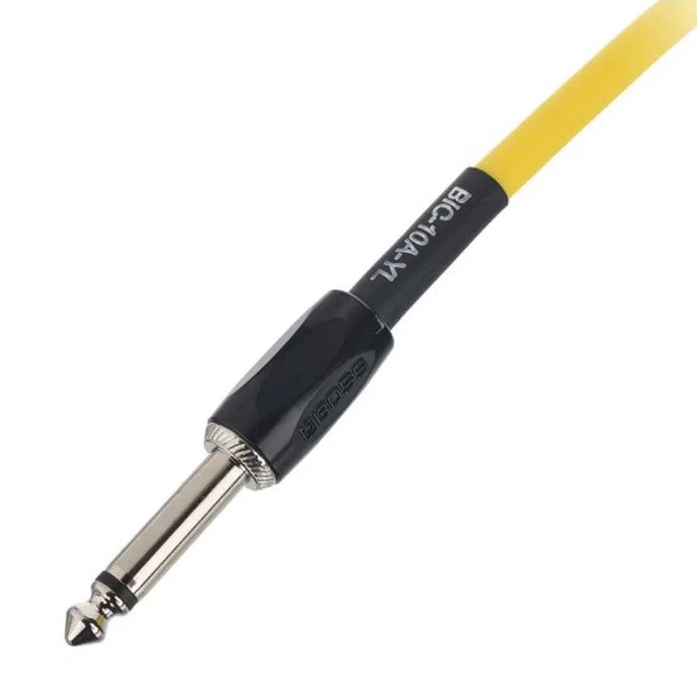 BOSS BIC-10A-YL Düz/L Uçlu 3m Enstrüman Kablosu