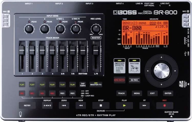 Boss Br-800 Audio Workstation, Usb/Sd Recorder Mixer