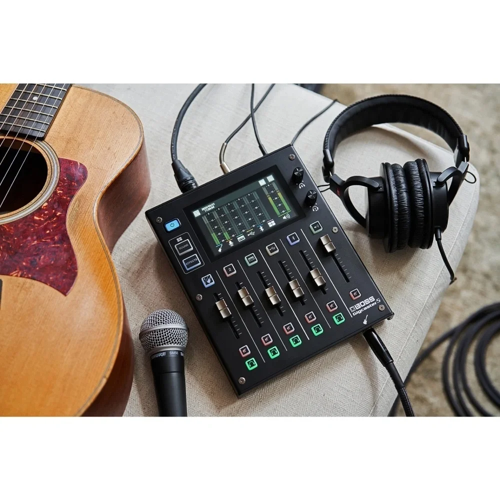 BOSS Gigcaster GCS-5 Yayın Seti 8 (GCS-5, 2XSM7B, 2XKS-004CC, 2XA140)