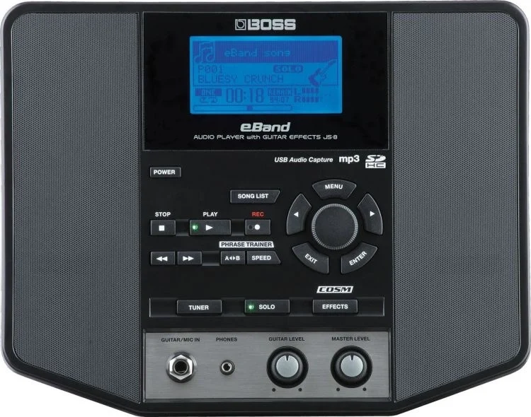 Boss JS-8 Audio Player ve Gitar Efekti