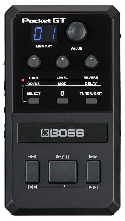 BOSS POCKET-GT / Youtube ile Entegre Taşınabilir Efekt Prosesörü